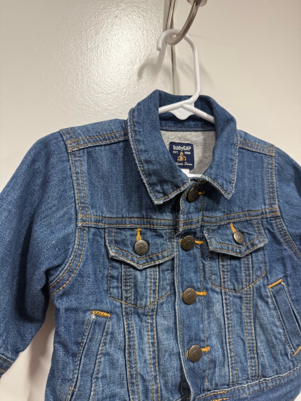 Baby Gap denim jacket - soft and comfy. Perfect for fall or spring. Preppy